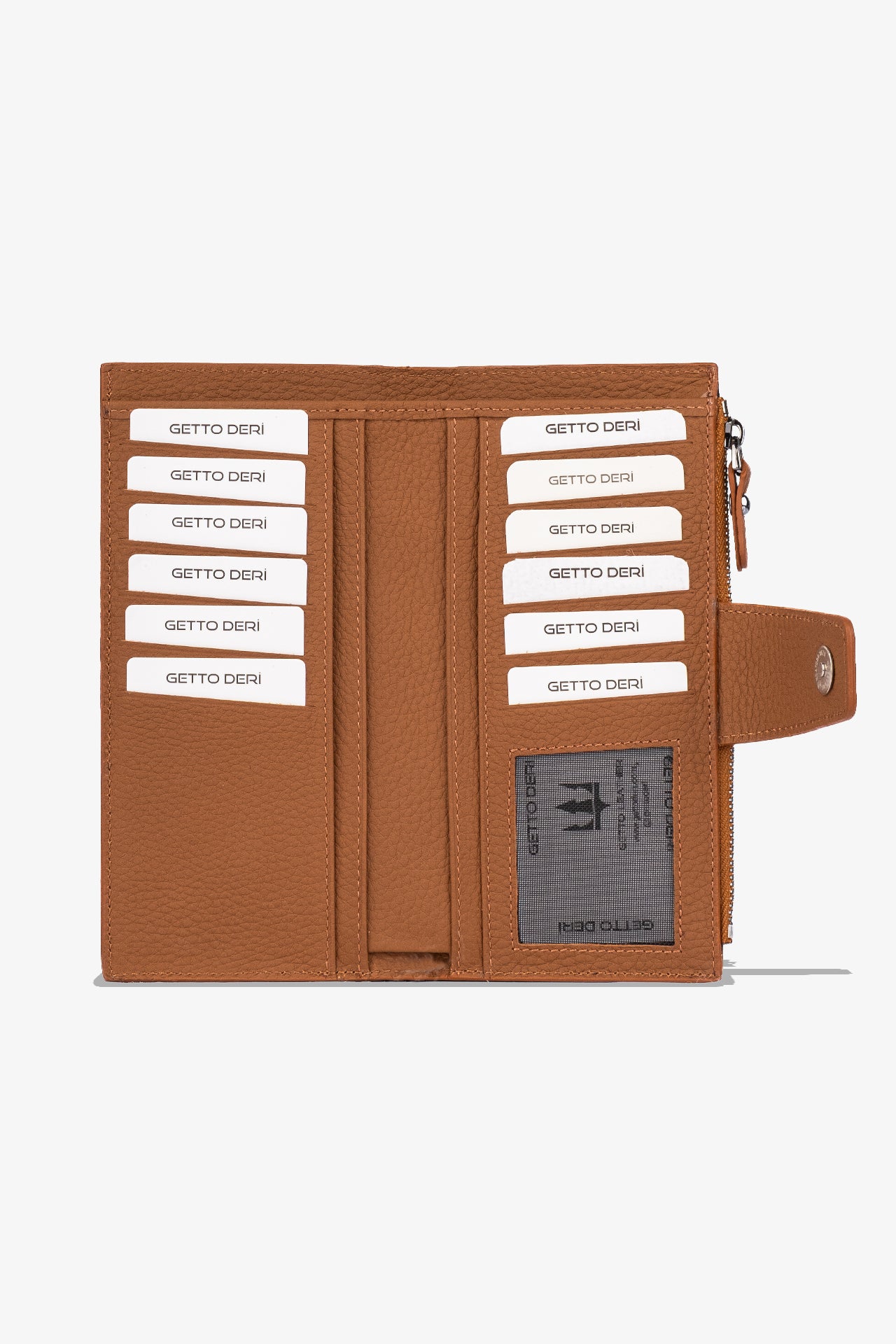 Zoe Telefon Hazneli Hakiki Deri Cüzdan