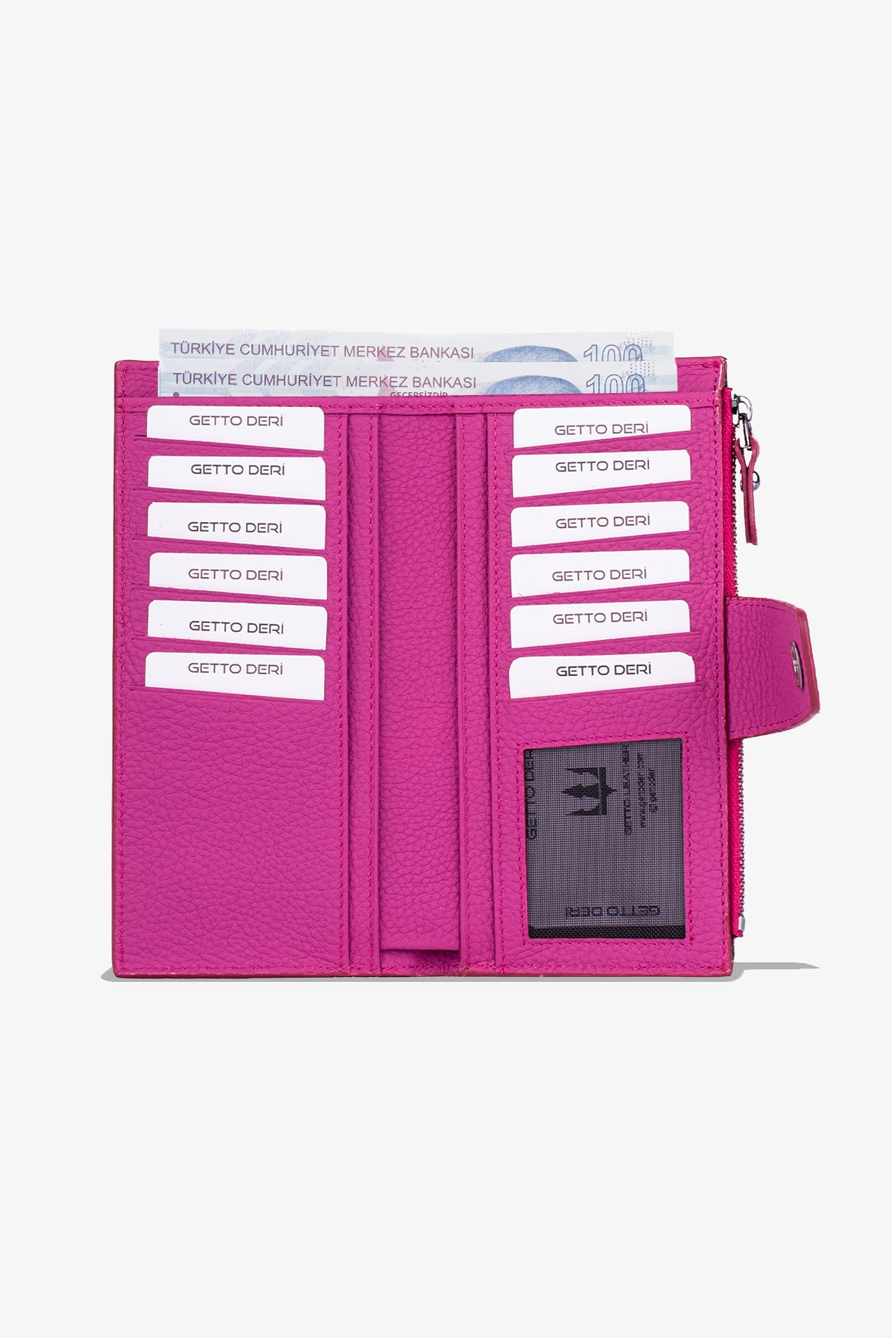 Zoe Telefon Hazneli Hakiki Deri Cüzdan