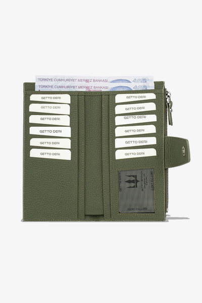 Zoe Telefon Hazneli Hakiki Deri Cüzdan