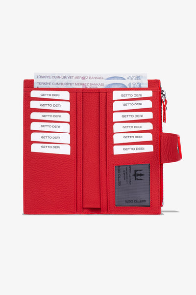 Zoe Telefon Hazneli Hakiki Deri Cüzdan