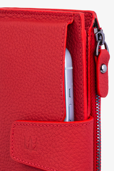 Zoe Telefon Hazneli Hakiki Deri Cüzdan