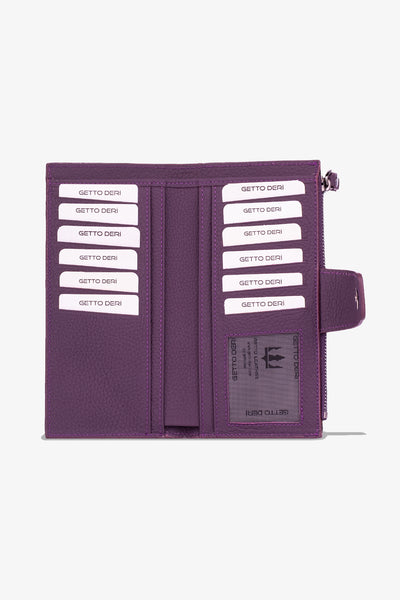 Zoe Telefon Hazneli Hakiki Deri Cüzdan