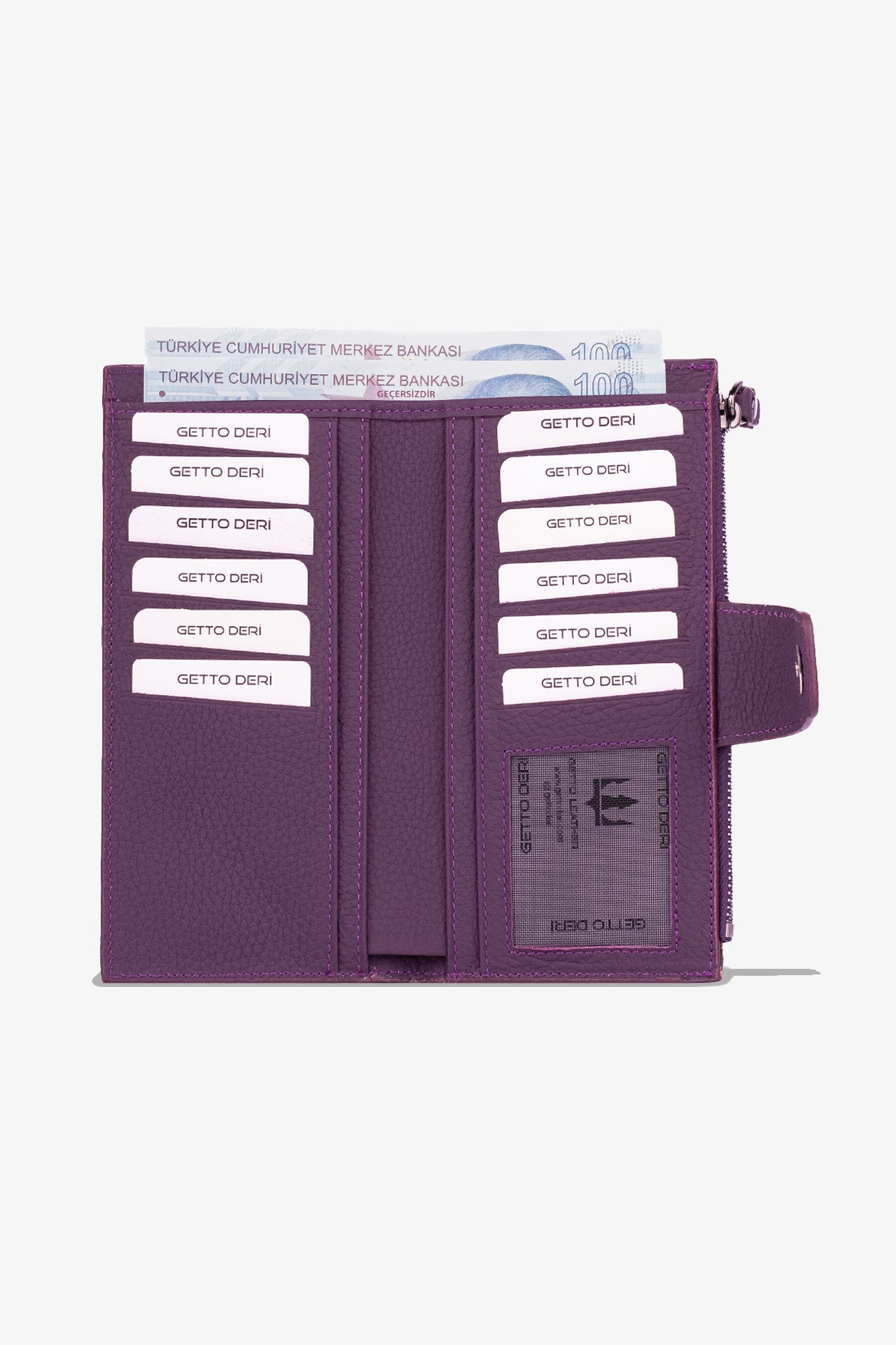 Zoe Telefon Hazneli Hakiki Deri Cüzdan