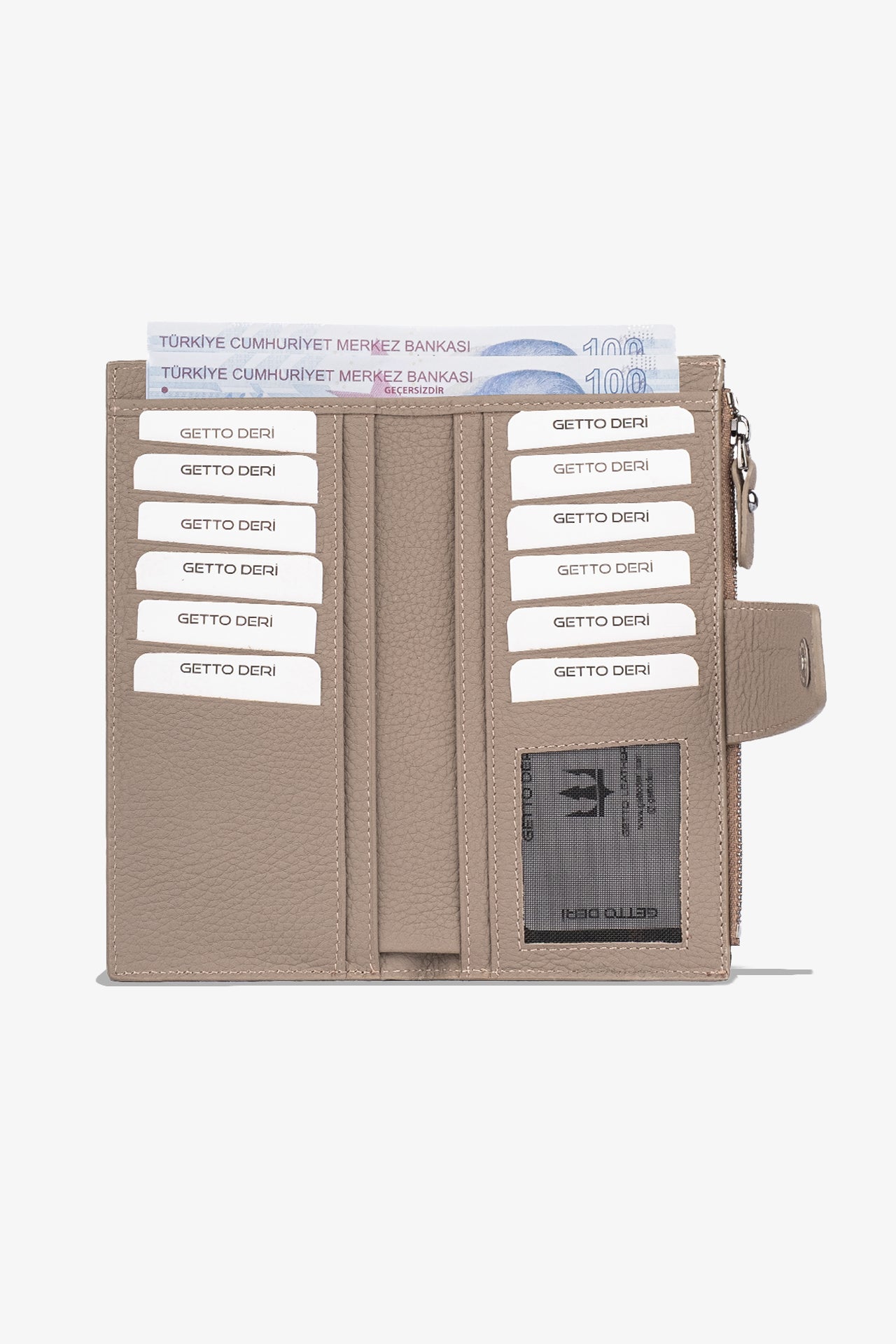 Zoe Telefon Hazneli Hakiki Deri Cüzdan