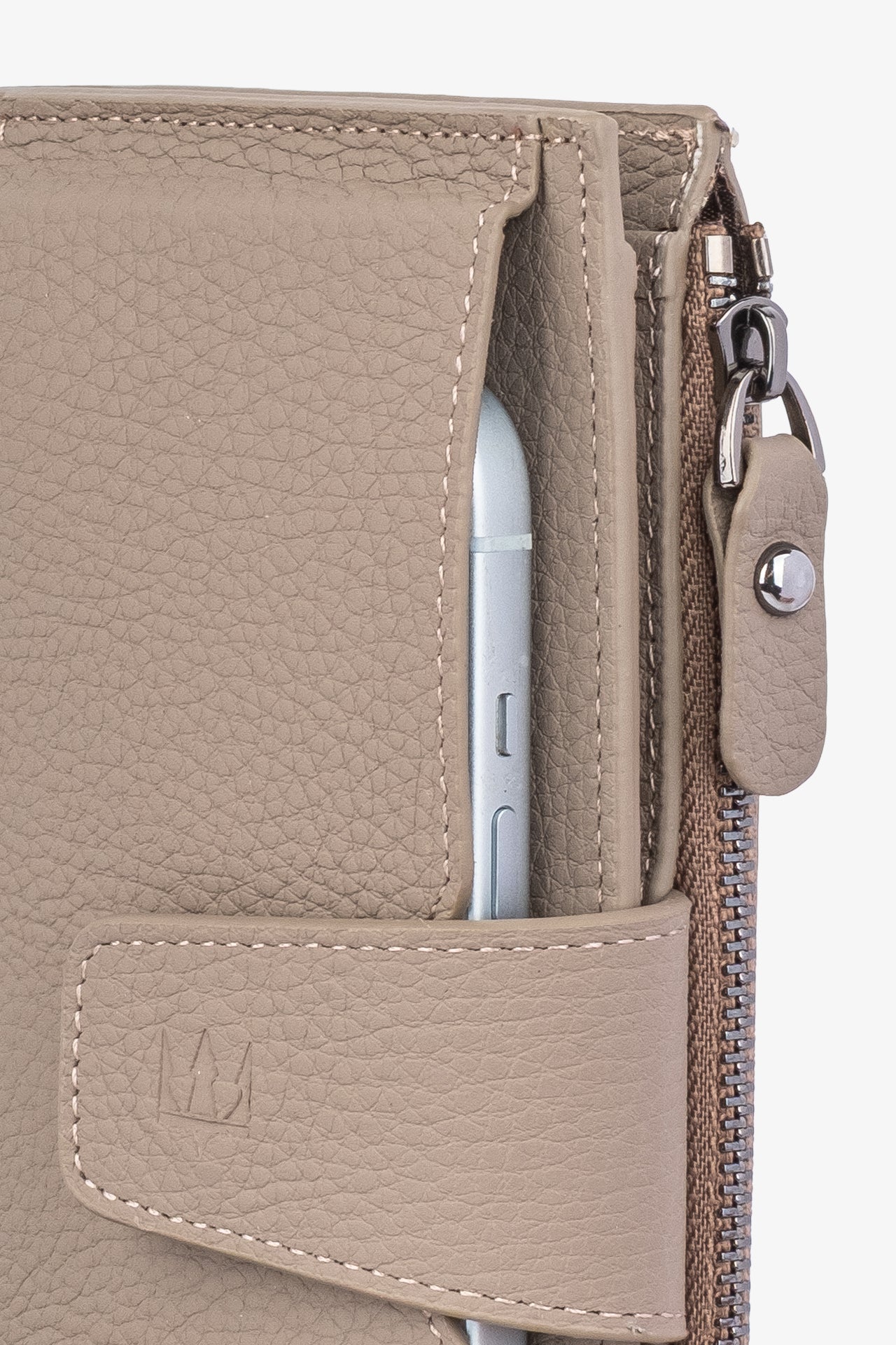 Zoe Telefon Hazneli Hakiki Deri Cüzdan