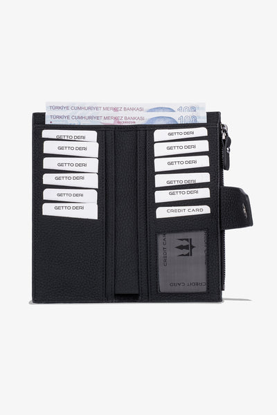 Zoe Telefon Hazneli Hakiki Deri Cüzdan