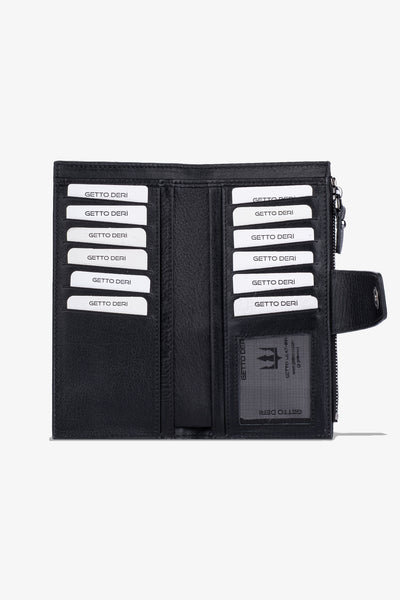 Zoe Telefon Hazneli Hakiki Deri Cüzdan