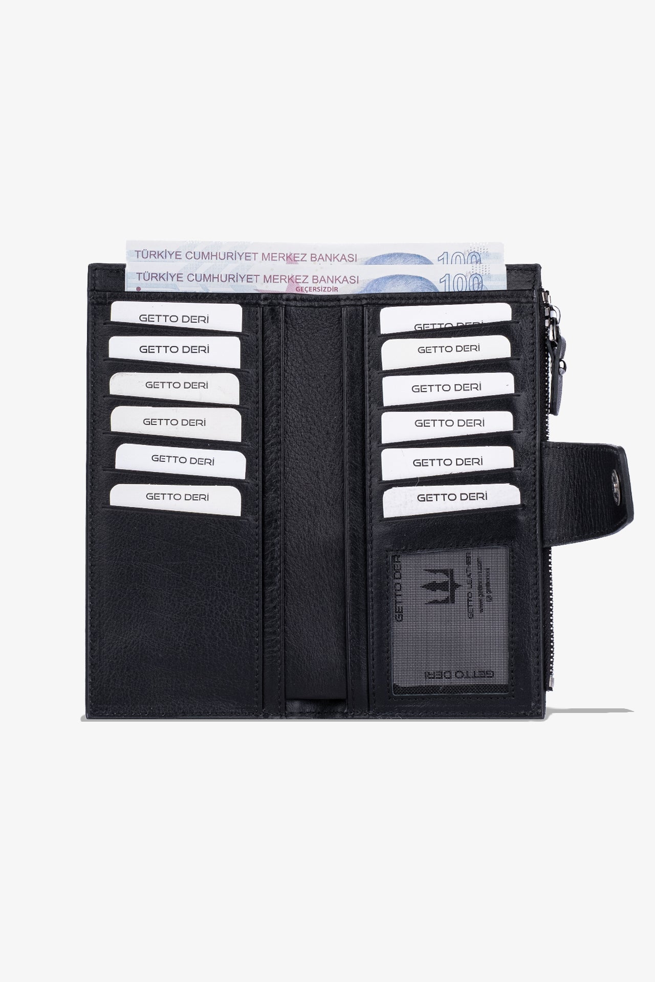 Zoe Telefon Hazneli Hakiki Deri Cüzdan