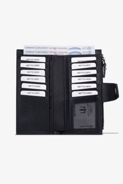 Zoe Telefon Hazneli Hakiki Deri Cüzdan