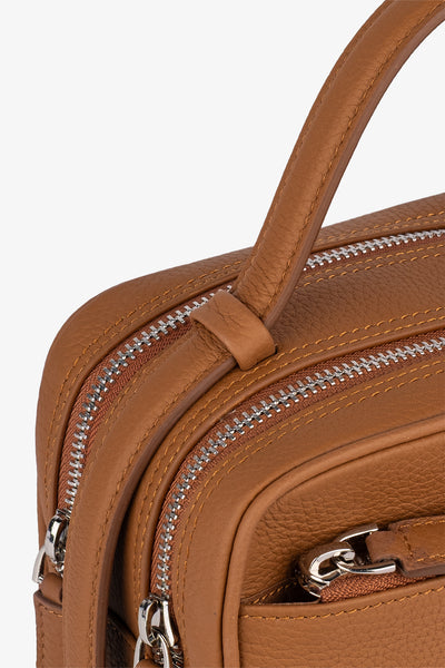 Naxos Hakiki Deri El Çantası