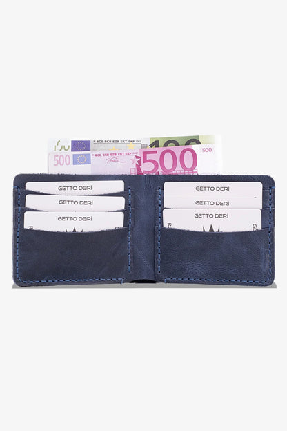 Hallerbos El Yapımı Hakiki Deri Cüzdan