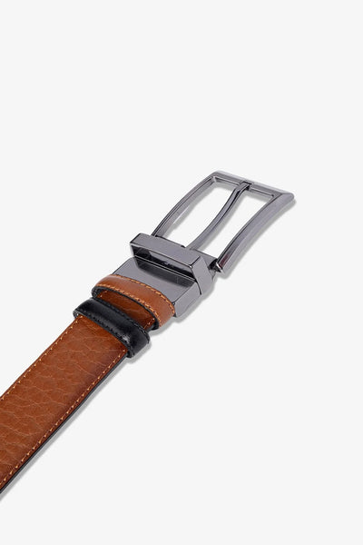 Daniel Hakiki Deri Çift Taraflı Kemer 3.5cm