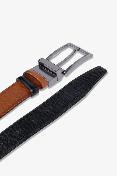 Daniel Hakiki Deri Çift Taraflı Kemer 3.5cm
