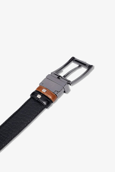 Daniel Hakiki Deri Çift Taraflı Kemer 3.5cm