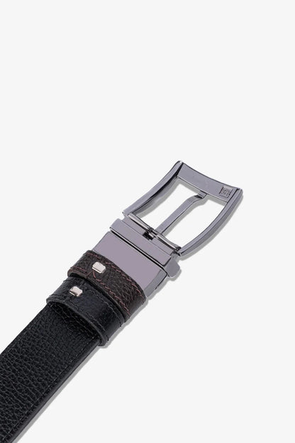 Alesta Çift Taraflı Hakiki Deri Kemer 4cm