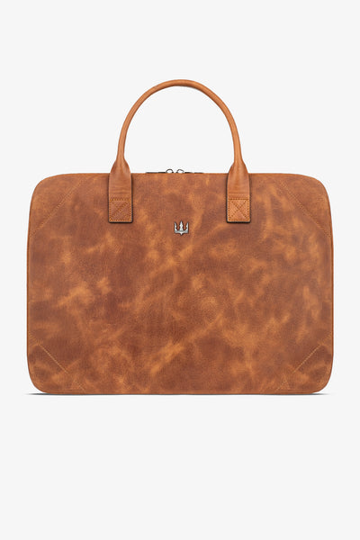 Montrev Hakiki Deri Laptop Çantası