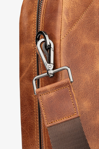 Montrev Hakiki Deri Laptop Çantası