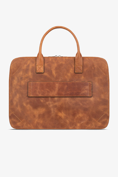 Montrev Hakiki Deri Laptop Çantası