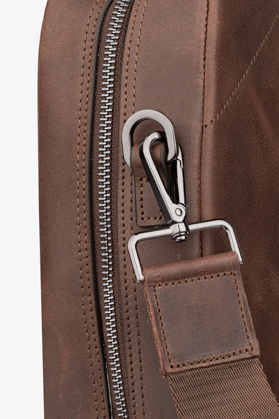 Montrev Hakiki Deri Laptop Çantası