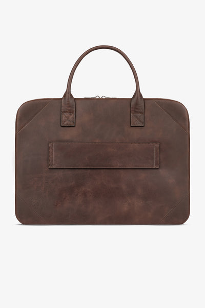 Montrev Hakiki Deri Laptop Çantası