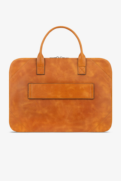 Montrev Hakiki Deri Laptop Çantası