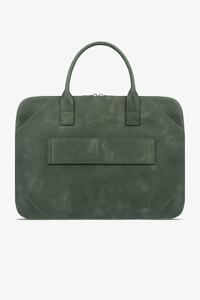 Montrev Hakiki Deri Laptop Çantası