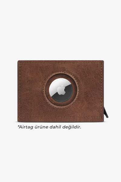 Airtag Mekanizmalı Cüzdan