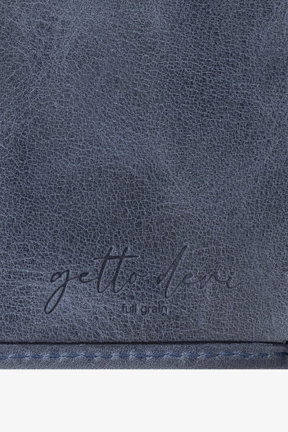 Prag Mekanizmalı Hakiki Deri Cüzdan