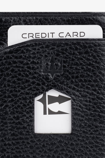 Prag Mekanizmalı Hakiki Deri Cüzdan