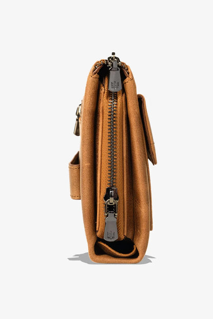 Ombre Hakiki Deri El Çantası