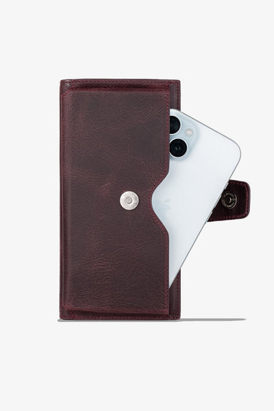 Zoe Telefon Hazneli Hakiki Deri Cüzdan