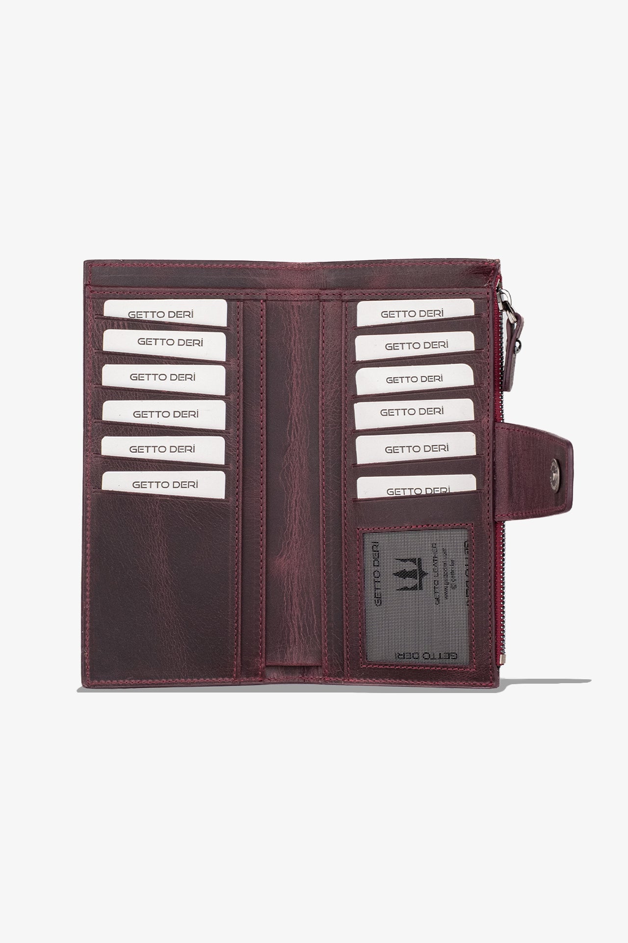 Zoe Telefon Hazneli Hakiki Deri Cüzdan