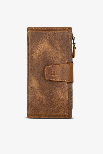 Zoe Telefon Hazneli Hakiki Deri Cüzdan