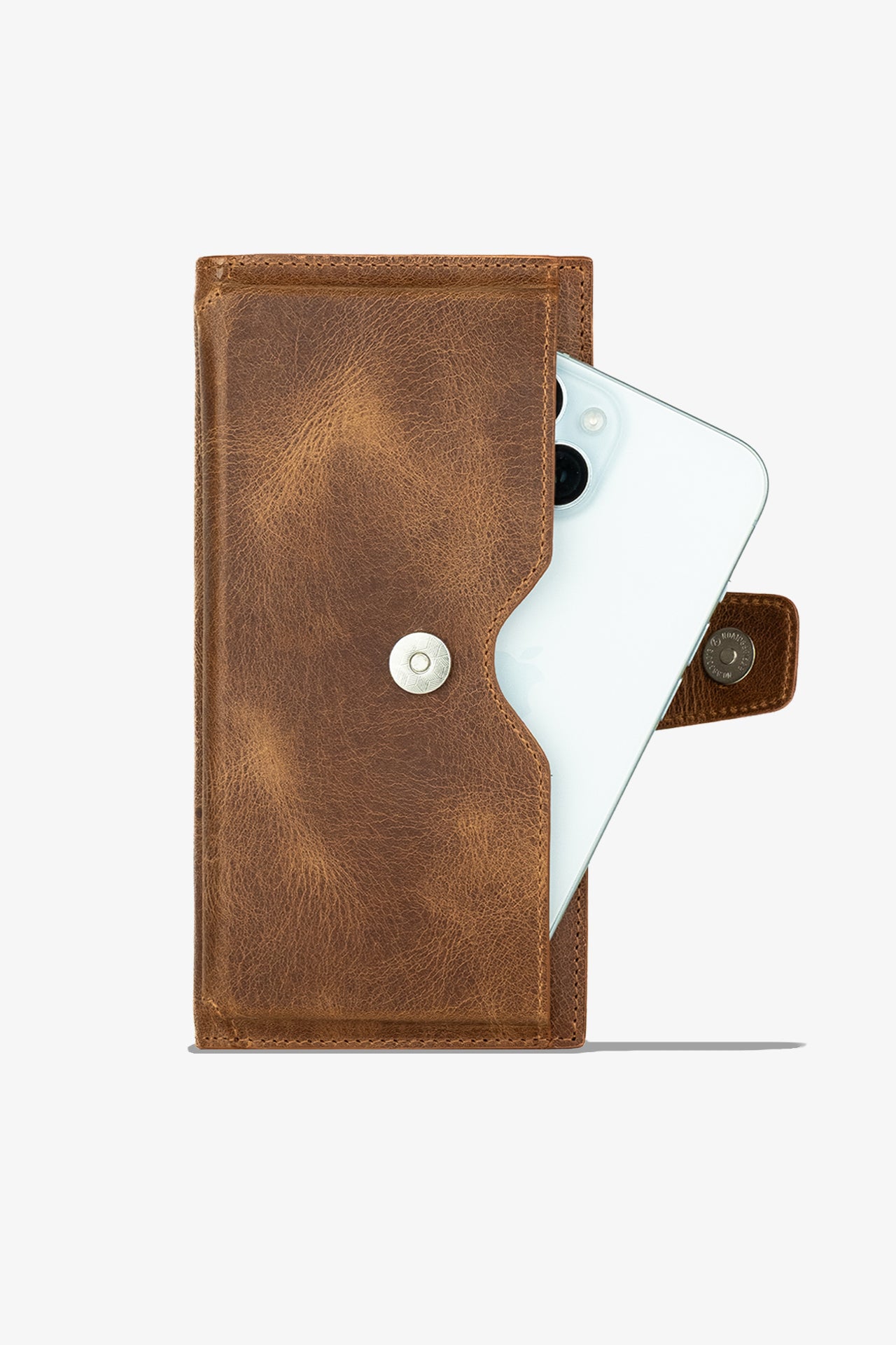 Zoe Telefon Hazneli Hakiki Deri Cüzdan