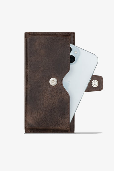 Zoe Telefon Hazneli Hakiki Deri Cüzdan