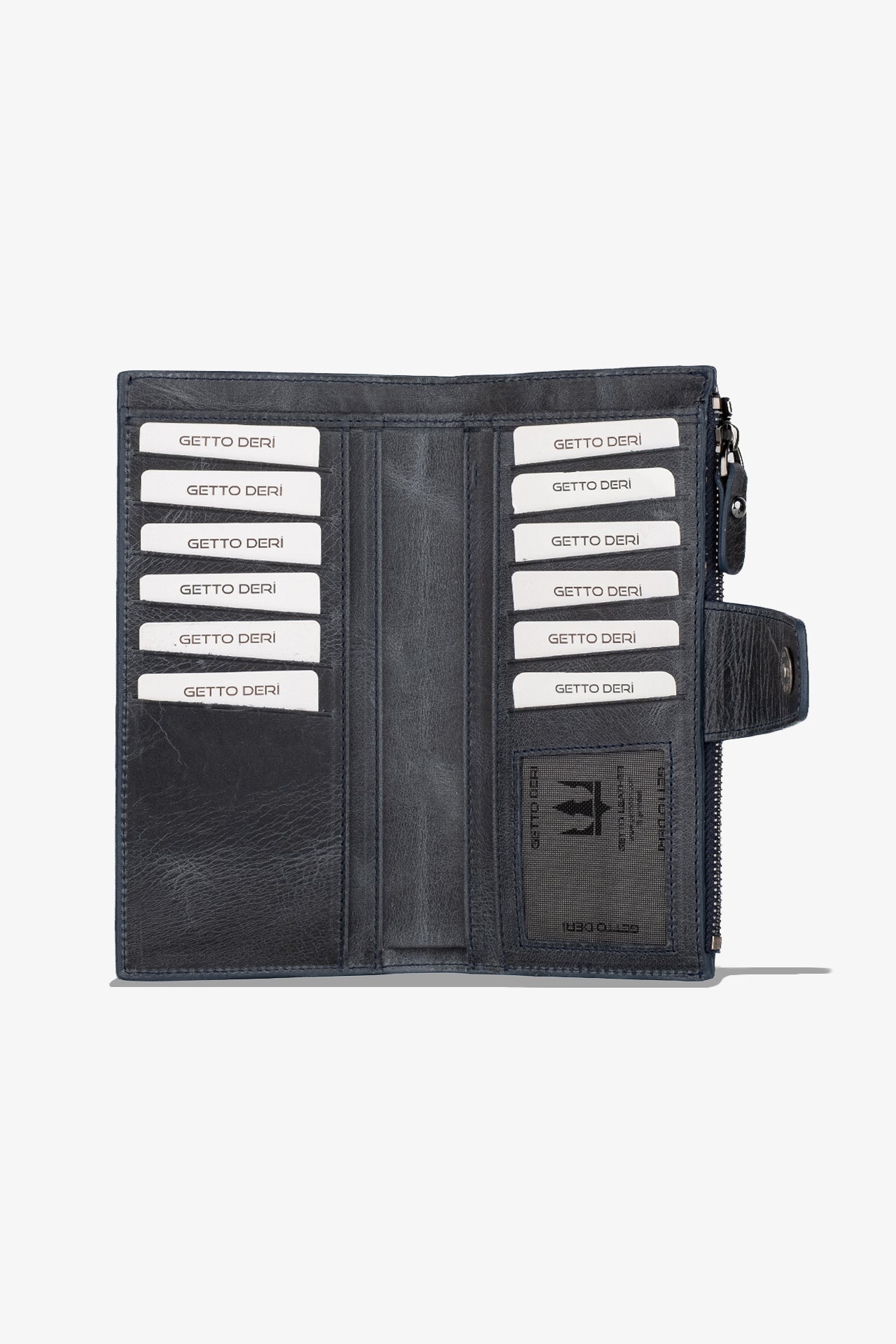 Zoe Telefon Hazneli Hakiki Deri Cüzdan