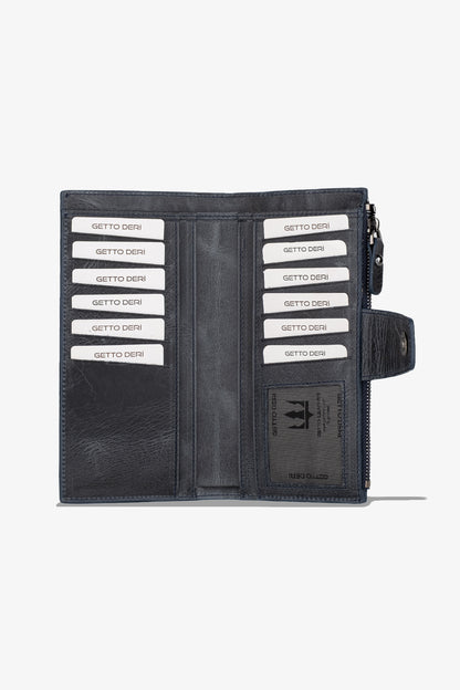 Zoe Telefon Hazneli Hakiki Deri Cüzdan