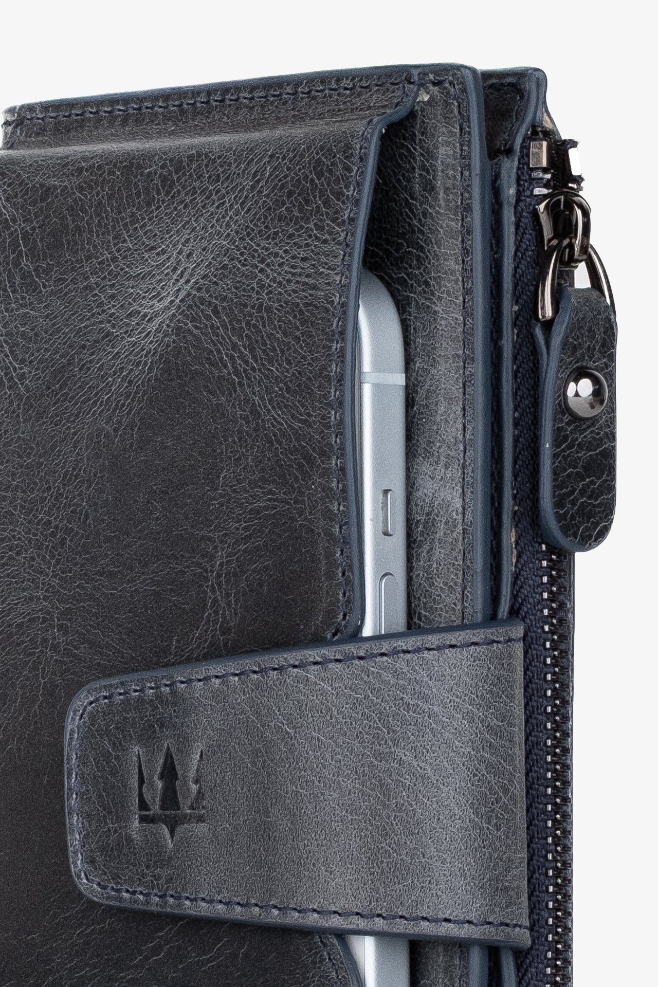 Zoe Telefon Hazneli Hakiki Deri Cüzdan