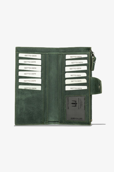 Zoe Telefon Hazneli Hakiki Deri Cüzdan