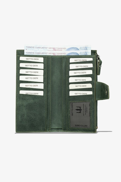 Zoe Telefon Hazneli Hakiki Deri Cüzdan