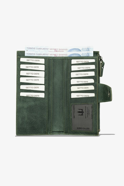 Zoe Telefon Hazneli Hakiki Deri Cüzdan