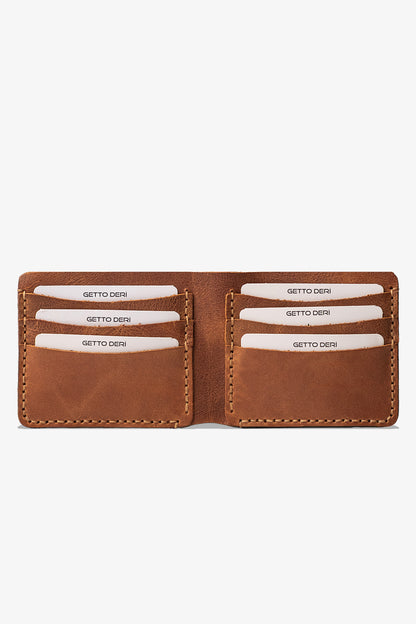 Hallerbos El Yapımı Hakiki Deri Cüzdan