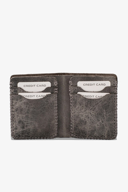 Quebec El Yapımı Hakiki Deri Cüzdan