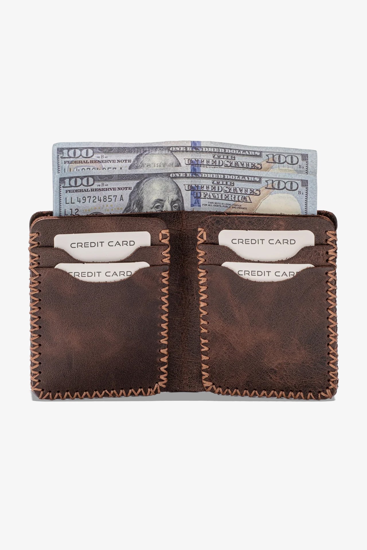 Quebec El Yapımı Hakiki Deri Cüzdan