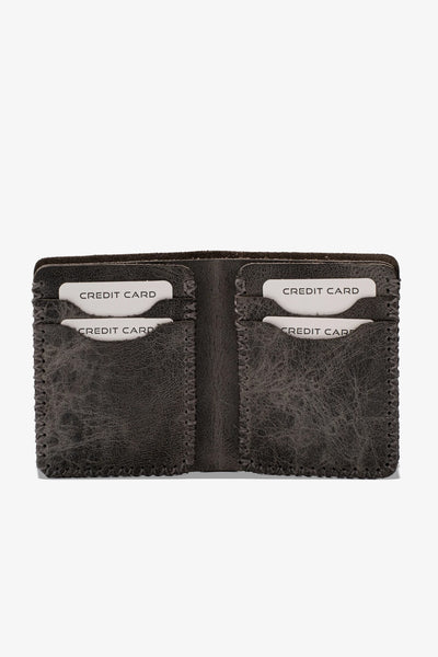 Quebec El Yapımı Hakiki Deri Cüzdan