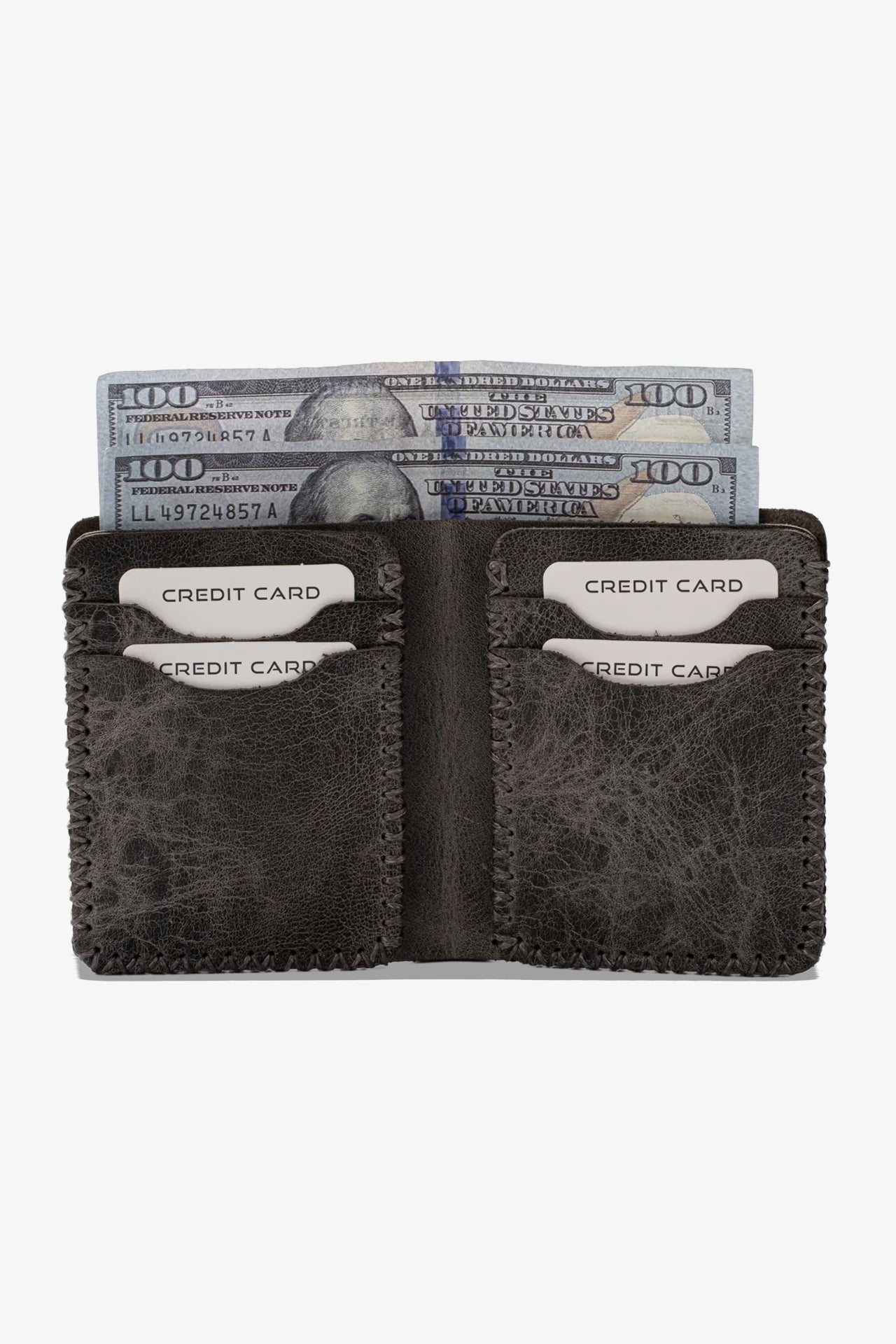 Quebec El Yapımı Hakiki Deri Cüzdan