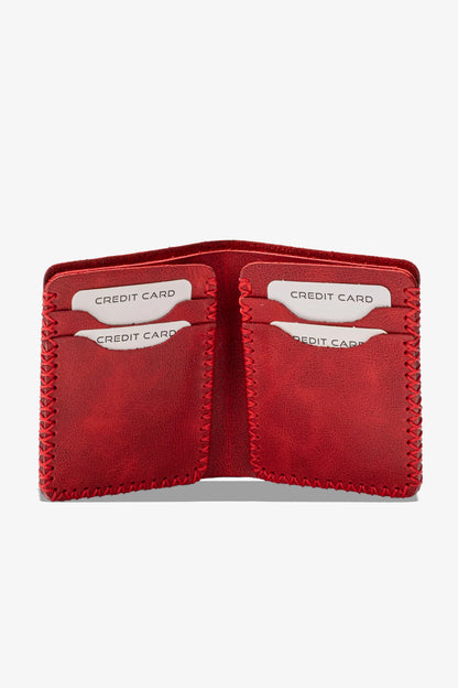 Quebec El Yapımı Hakiki Deri Cüzdan