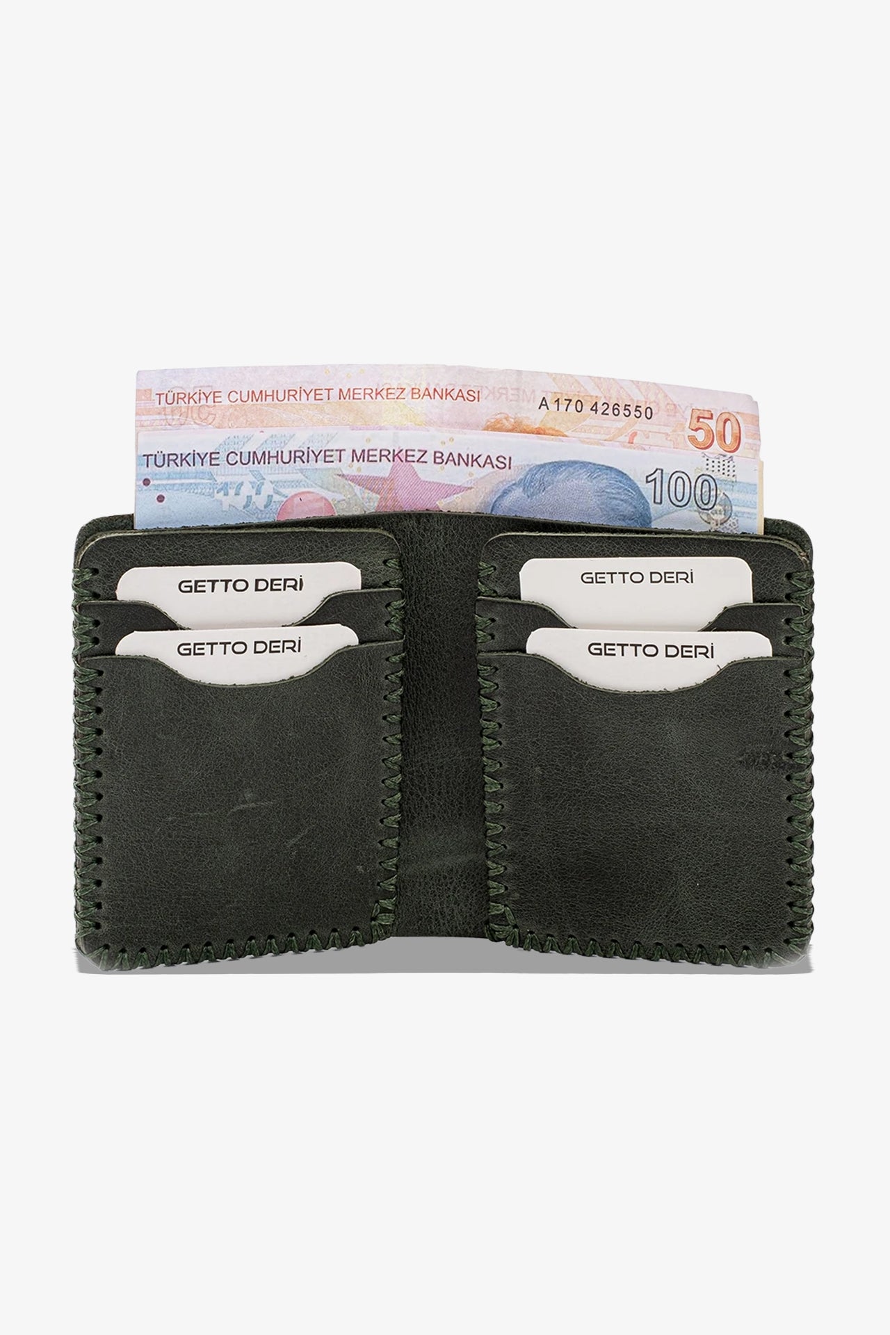 Quebec El Yapımı Hakiki Deri Cüzdan