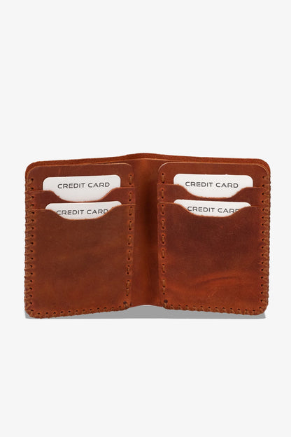 Quebec El Yapımı Hakiki Deri Cüzdan