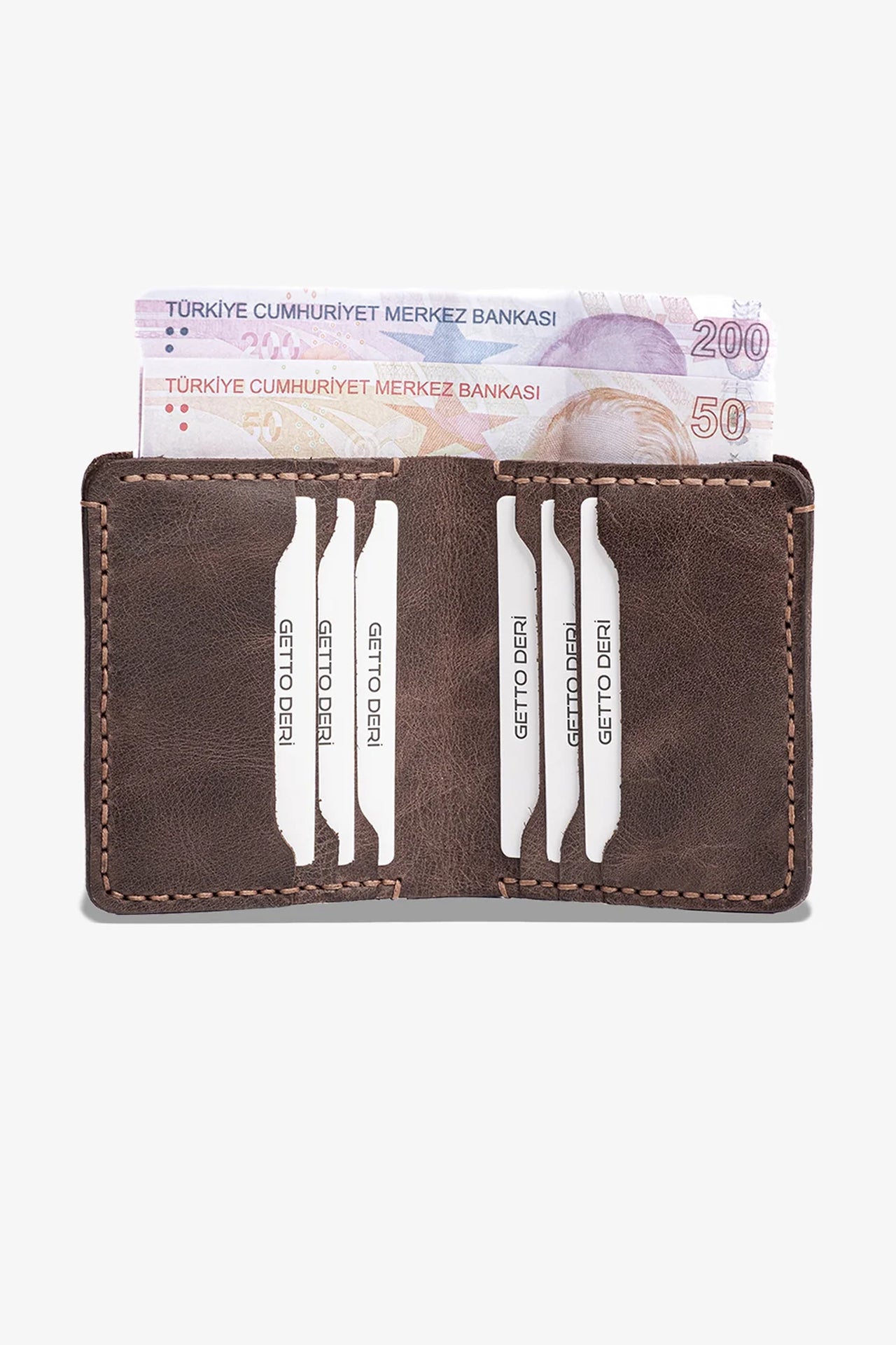 Stanton El Yapımı Hakiki Deri Cüzdan